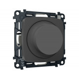 Светорегулятор универсальный 25-600W/LED 5-300W Ambrella Volt OMEGA, Графит Мягкое касание