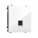 Компьютерная розетка RJ-45 (8P8C) CAT6 с/ш Ambrella Volt SIGMA, Белый глянец