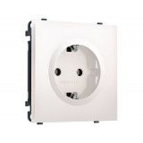Электрическая розетка 50Hz 2P+E с/з 16A-250V Ambrella Volt SIGMA, Жемчуг
