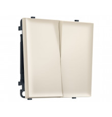 2-кл перекрестный выключатель 10A-250V Ambrella Volt SIGMA, Бежевый матовый