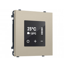 Терморегулятор сенсорный с датчиком для теплого пола AC 3500W 16A-250V Ambrella Volt SIGMA, Кашемир