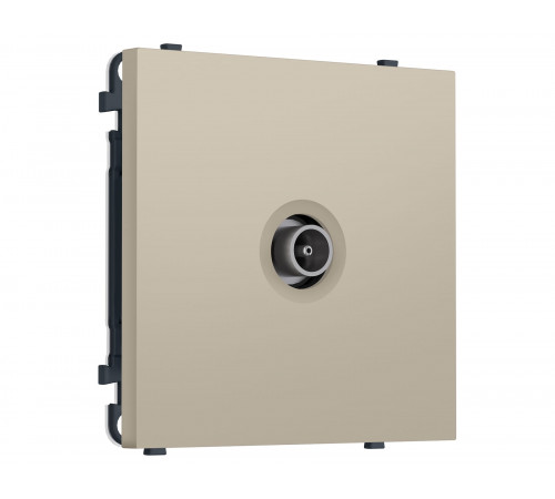 TV розетка оконечной 50-870 MHz 1dB Ambrella Volt SIGMA, Кашемир