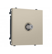 TV розетка SAT 5-2400MHz 3.5dB Ambrella Volt SIGMA, Кашемир