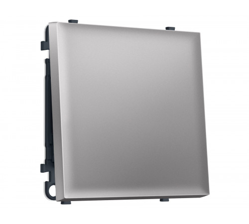 1-кл выключатель 10A-250V Ambrella Volt SIGMA, Сталь матовый