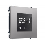 Терморегулятор сенсорный с датчиком для теплого пола AC 3500W 16A-250V Ambrella Volt SIGMA, Сталь матовый