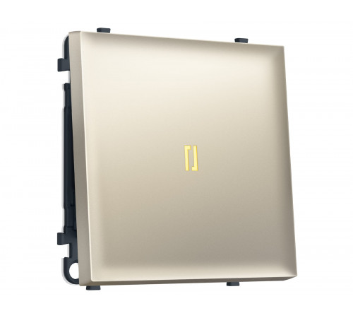 1-кл выключатель с подсветкой 3200K 10A-250V Ambrella Volt SIGMA, Шёлк