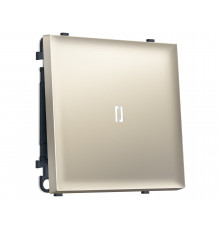 1-кл выключатель с самовозвратом с подсветкой 5600K Ambrella Volt SIGMA, Шёлк