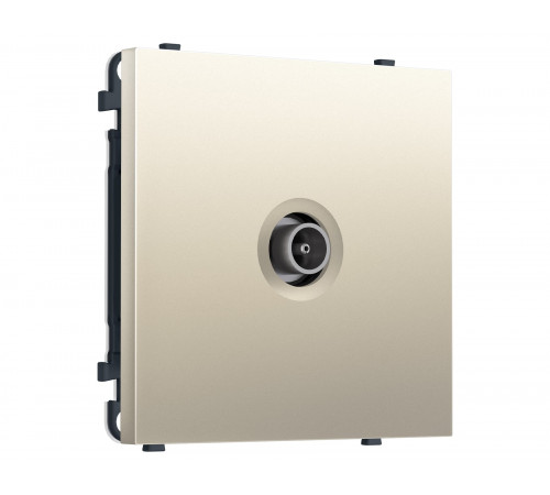 TV розетка оконечной 50-870 MHz 1dB Ambrella Volt SIGMA, Шёлк