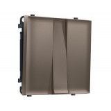 3-кл выключатель 10A-250V Ambrella Volt SIGMA, Темная бронза матовый