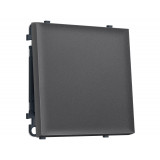 1-кл выключатель 10A-250V Ambrella Volt SIGMA, Антрацит серый