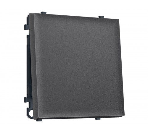1-кл выключатель 10A-250V Ambrella Volt SIGMA, Антрацит серый