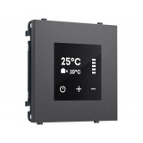 Терморегулятор сенсорный с датчиком для теплого пола AC 3500W 16A-250V Ambrella Volt SIGMA, Антрацит серый