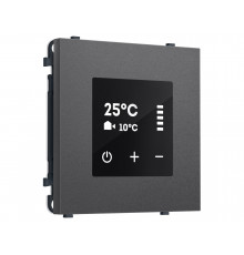 Терморегулятор сенсорный с датчиком для теплого пола AC 3500W 16A-250V Ambrella Volt SIGMA, Антрацит серый