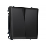 2-кл выключатель 10A-250V Ambrella Volt SIGMA, Черный матовый