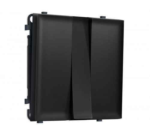 3-кл выключатель 10A-250V Ambrella Volt SIGMA, Черный матовый