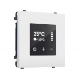 Терморегулятор сенсорн. с датчиком для теп. пола AC 3500W 16A-250V Ambrella Volt SIGMA, Белый Мягкое касание