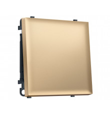 1-кл проходной выключатель 10A-250V Ambrella Volt SIGMA, Золото Мягкое касание