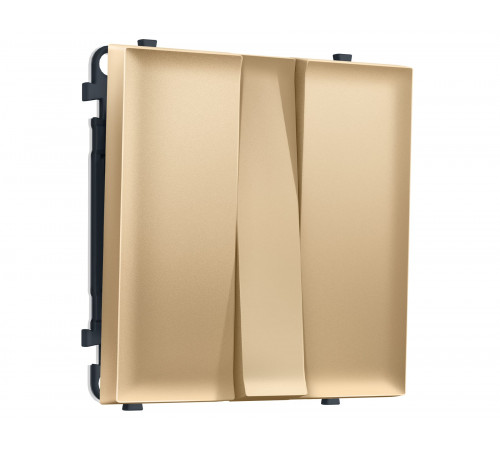 3-кл выключатель 10A-250V Ambrella Volt SIGMA, Золото Мягкое касание