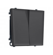 2-кл перекрестный выключатель 10A-250V Ambrella Volt SIGMA, Графит Мягкое касание