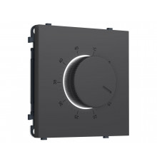 Терморегулятор с датчиком для теплого пола с подсветкой 16A-250V Ambrella Volt SIGMA, Графит Мягкое касание