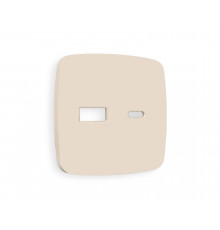 Лицевая панель для розетки 2USB A+C Ambrella Volt OMEGA, Бежевый матовый