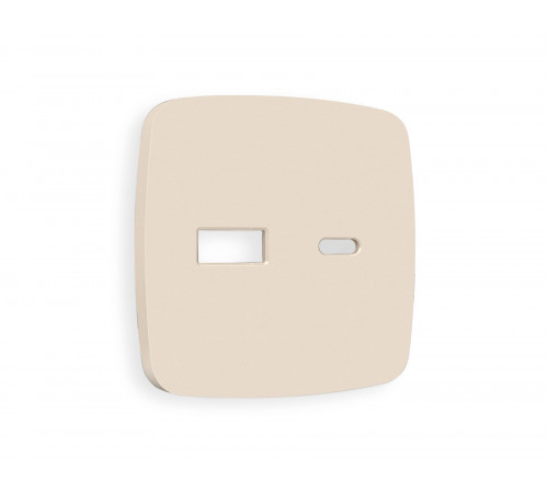 Лицевая панель для розетки 2USB A+C Ambrella Volt OMEGA, Бежевый матовый
