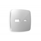 Лицевая панель для розетки 2USB тип A+C Ambrella Volt OMEGA, серебро глянец
