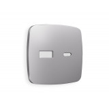 Лицевая панель для розетки 2USB тип A+C Ambrella Volt OMEGA, Сталь матовый