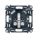 Электрическая розетка 2USB A+C 20W (быстрая зарядка) с/з на винтовых зажимах Ambrella Volt SIGMA, Серый