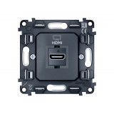 Розетка HDMI 2.0 40V/500mA 2.0GHz 5-18Gbit/s Ambrella Volt, Серый
