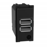 Зарядка USB Type-A, 3,0А (до 15 Вт) Living Now, USB type-A 5V, двойная