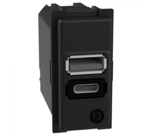 Зарядка USB Type-C + Type-A, 3,0А (до 15 Вт) Living Now, USB type-C 5V, USB type-A 5V, двойная