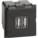 Зарядка USB Type-A, 3,0А Living Now, USB type-A 5V, двойная