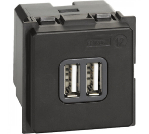 Зарядка USB Type-A, 3,0А Living Now, USB type-A 5V, двойная
