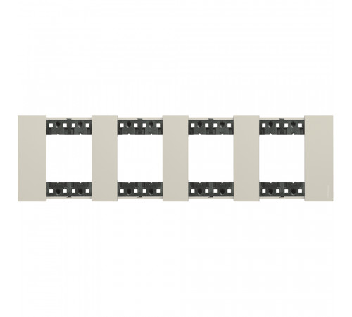 BT Living now Рамка немецкий стандарт 4 поста, песочный