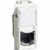 Розетка компьютерная RJ45 Cat.6 (UTP) Living Now, одинарная, цвет - белый