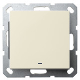 Jasmart G Слоновая кость Выключатель 1-кл с подсветкой 10A 250V~