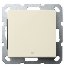Jasmart G Слоновая кость Выключатель 1-кл с подсветкой 10A 250V~
