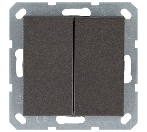Jasmart G Мокко Кнопка 2-кл с переключающим контактом 10A 250V~