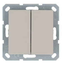 Jasmart G Тауп Кнопка 2-кл с переключающим контактом 10A 250V~