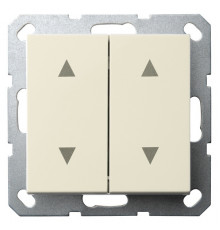Jasmart G Слоновая кость Выключатель 2-кл жалюзи 10A 250V~