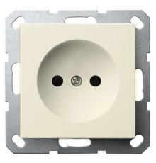Jasmart G Слоновая кость Розетка б/з со шторками 16A 250V~ 2P