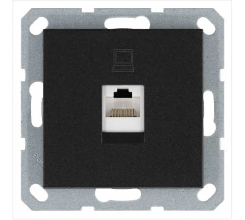 Jasmart G Антрацит Розетка RJ45
