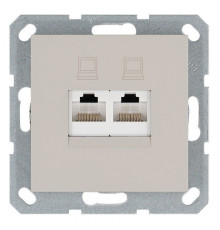 Jasmart G Тауп Розетка RJ45 2-ая, 6 категория