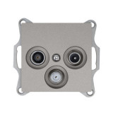 Jasmart G Шампань Розетка TV+FM+SAT ?9.5mm оконечная