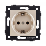 Розетка штепсельная SCHUKO 16A/250 В Kollinger REA-002GD, золотой