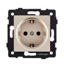 Розетка штепсельная SCHUKO 16A/250 В Kollinger REA-002GD, золотой