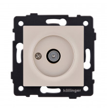 Розетка TV (папа) Kollinger REA-007GD, золотой