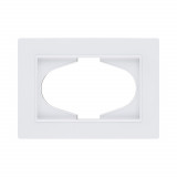 Рамка для двойной розетки Kollinger Eleganz Plex EP120WH, белый