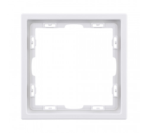 Рамка 1-постовая Kollinger Eclipse EC1WH, белый матовый